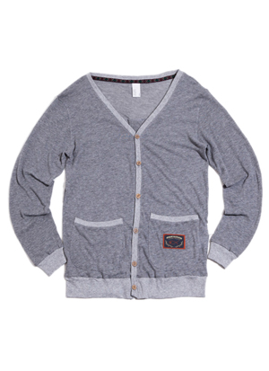 AWESOME IMAGINATION PRIME LINEN CARDIGAN Gray